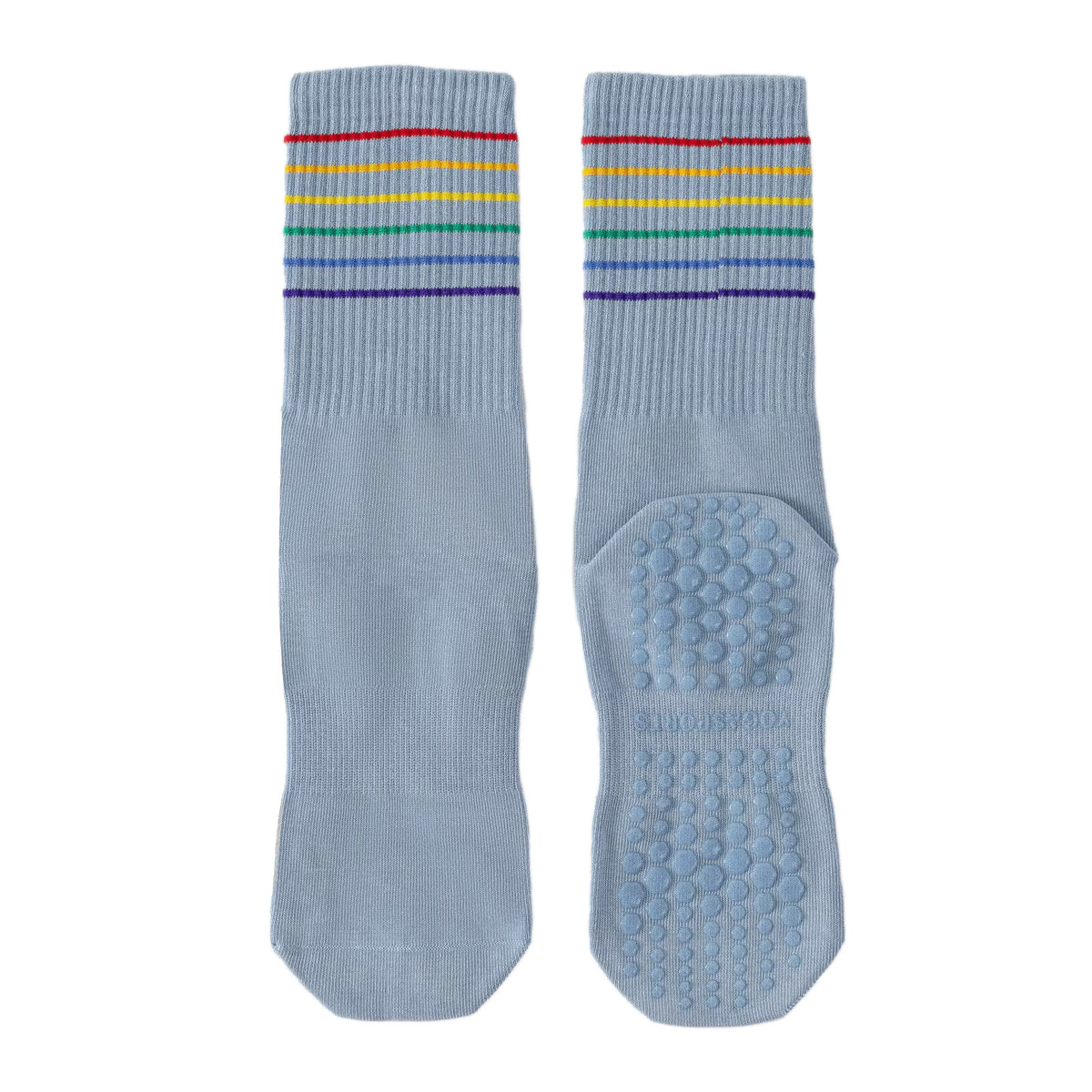 RAINBOW Crew Grip Socks