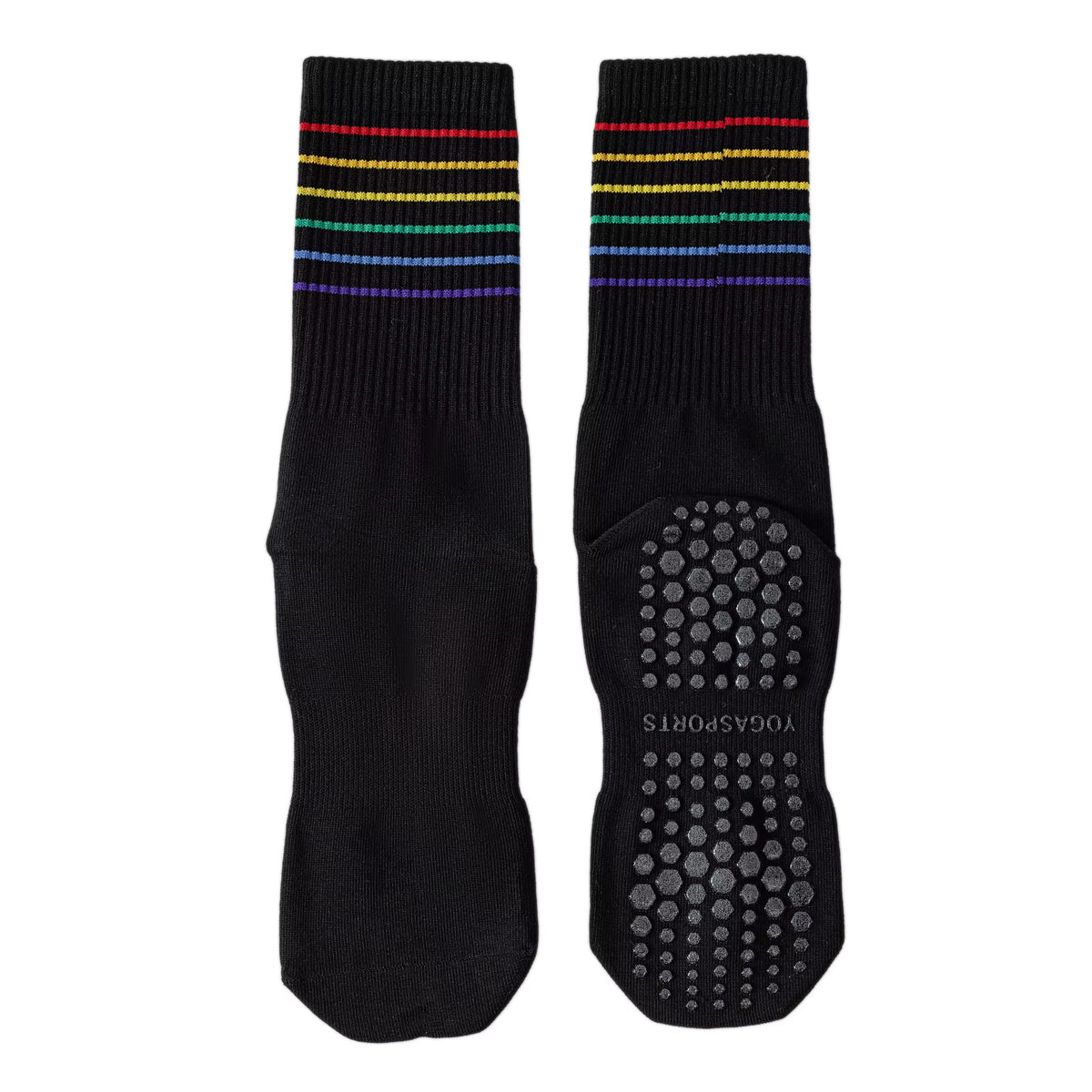 RAINBOW Crew Grip Socks