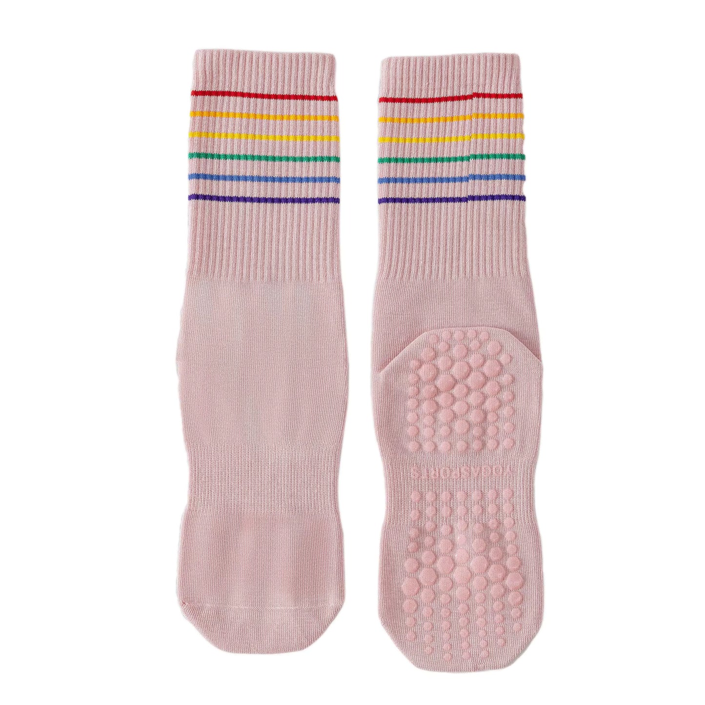RAINBOW Crew Grip Socks