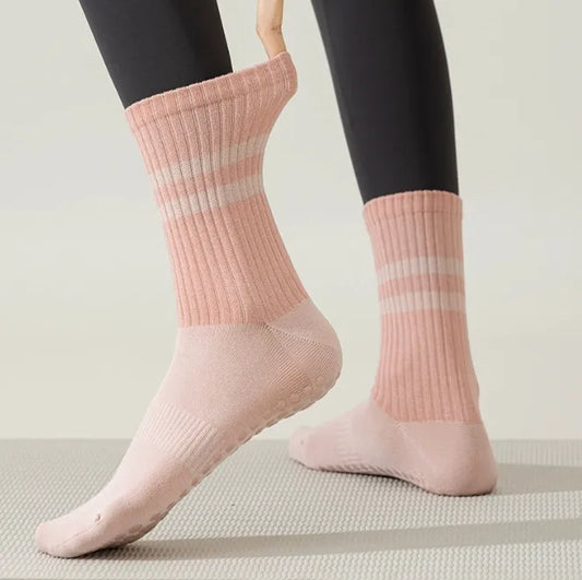 CONTRAST Crew Grip Socks
