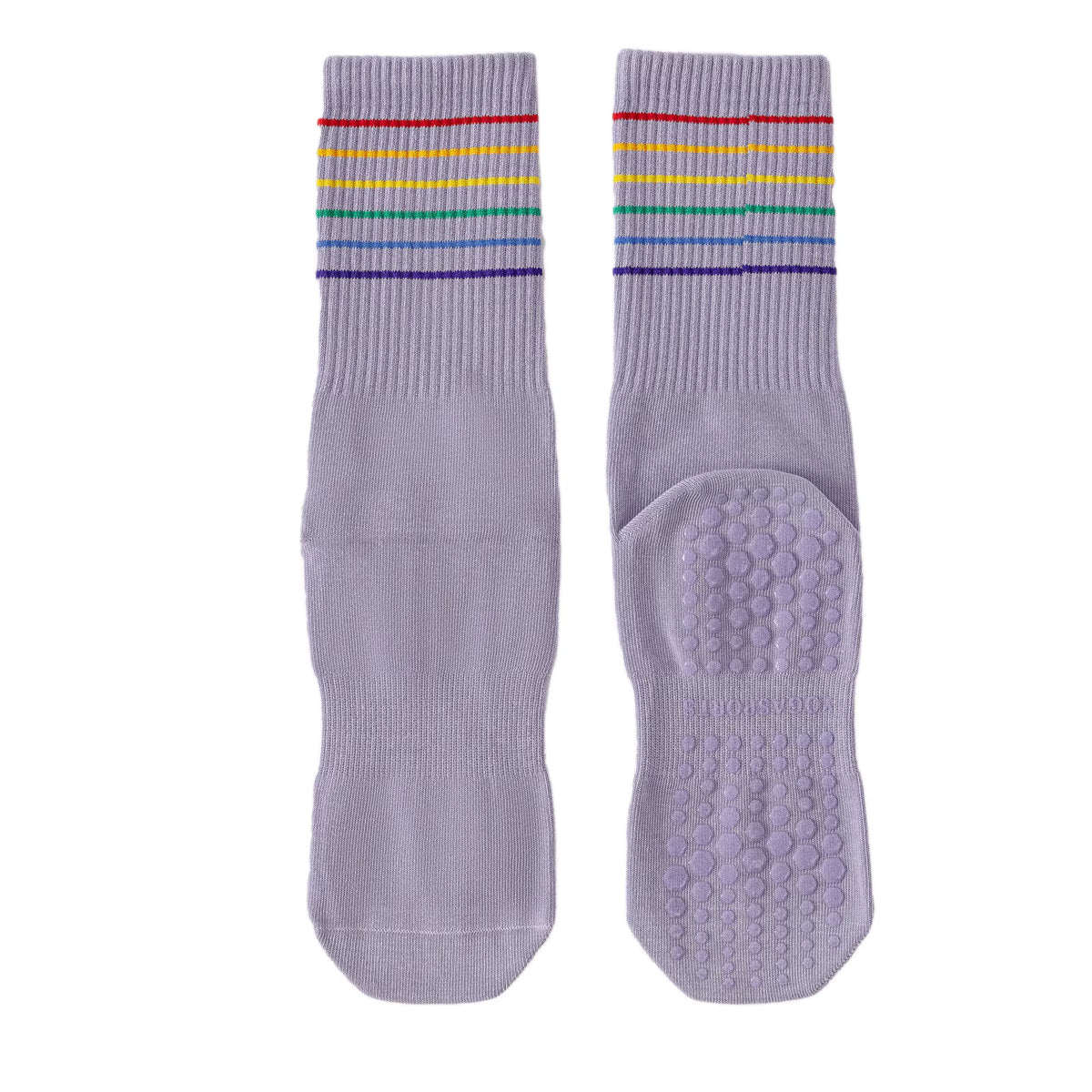 RAINBOW Crew Grip Socks