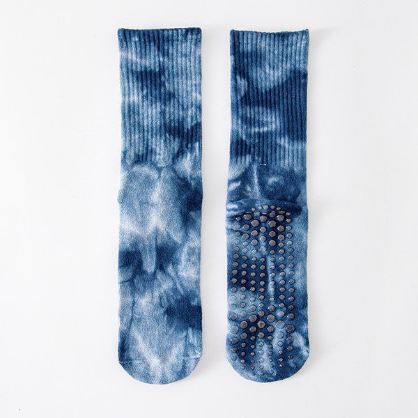 TIE-DYE Terry Crew Grip Socks