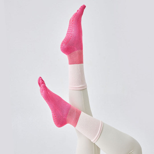 TEN+TOE Dual Swish Gradient Colour Grip Socks